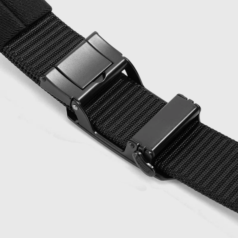 Men's Automatic Buckle Belt Casual Big Size Korean Fashion Hongik University Streetwear Daily Wear Belt