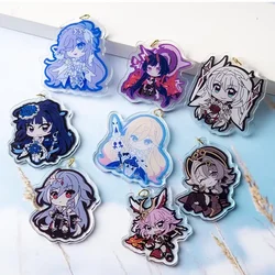 Honkai Impact 3rd Cute Valkyrie Elysia Seele Acrylic Keychain For IPhone/Xiaomi/Huawei Mobile Phone Case Key Chain Cover Hang