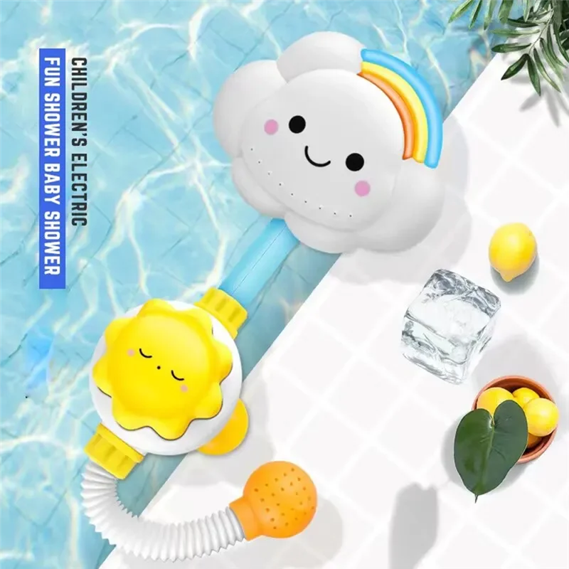 

A25F-Children's Bath Water Fun Cloud Model Faucet Shower Head Children's Water For Bath Shower Head