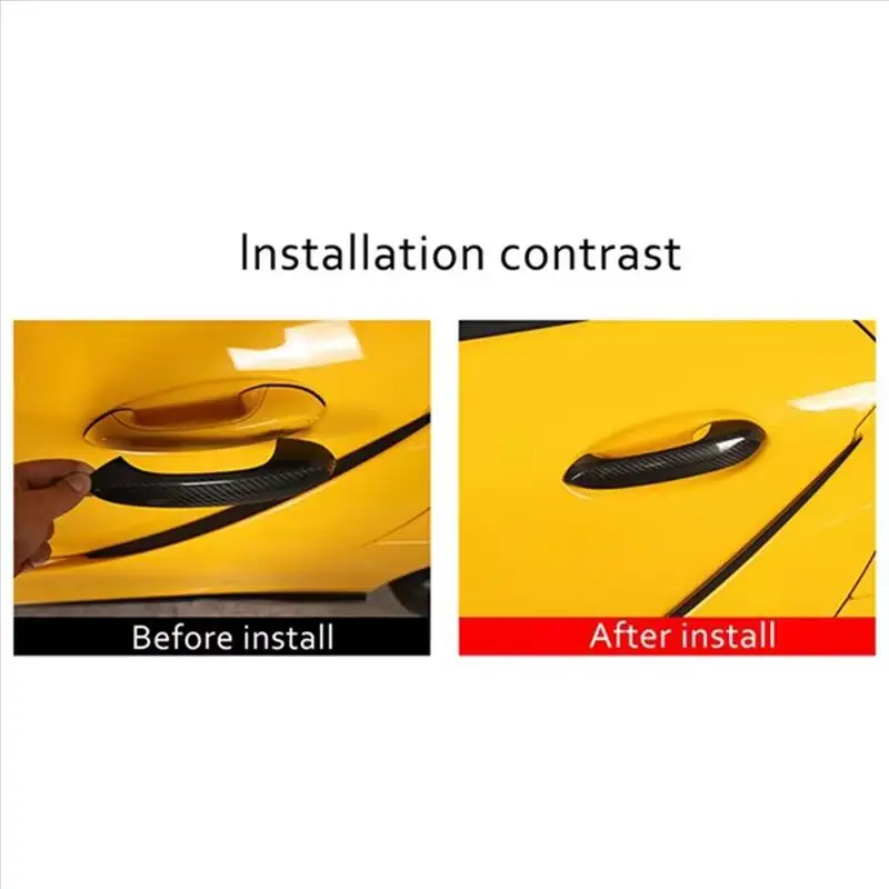 

For BMW Z4 For Toyota GR Supra MK5 A90 2019-2024 Car Exterior Handle Protective Cover Sticker Car Accessories Real Carbon Fiber