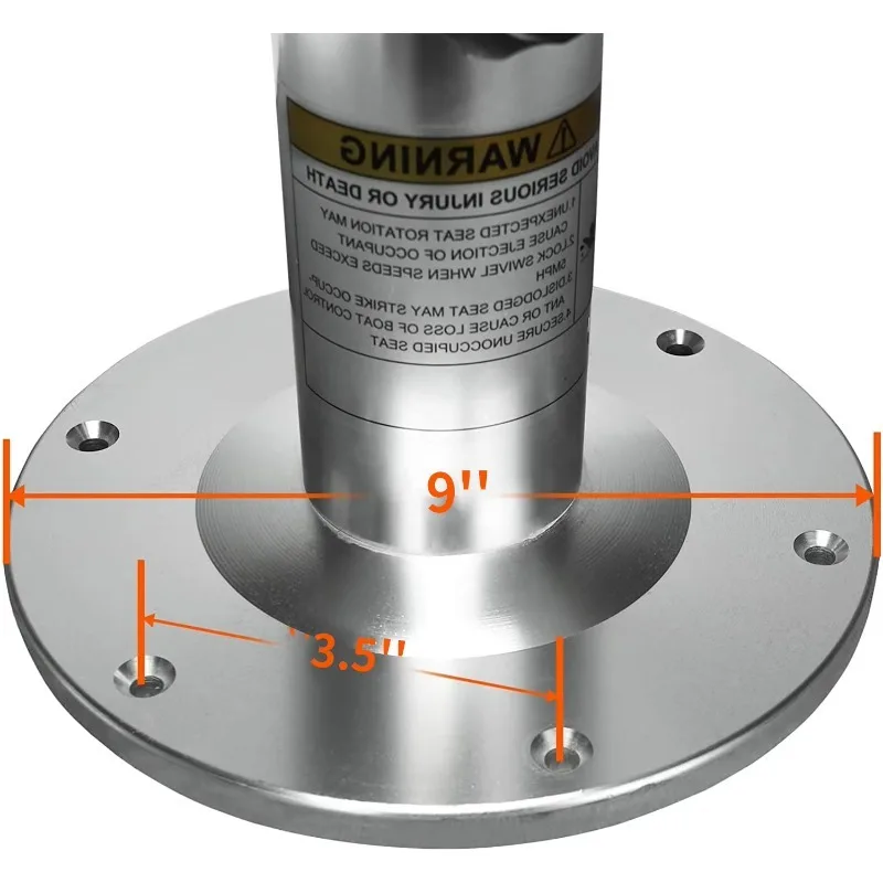 High Quality Adjustable Boat Seat Pedestal Table Boat Adjustable Paving Support Pedestal