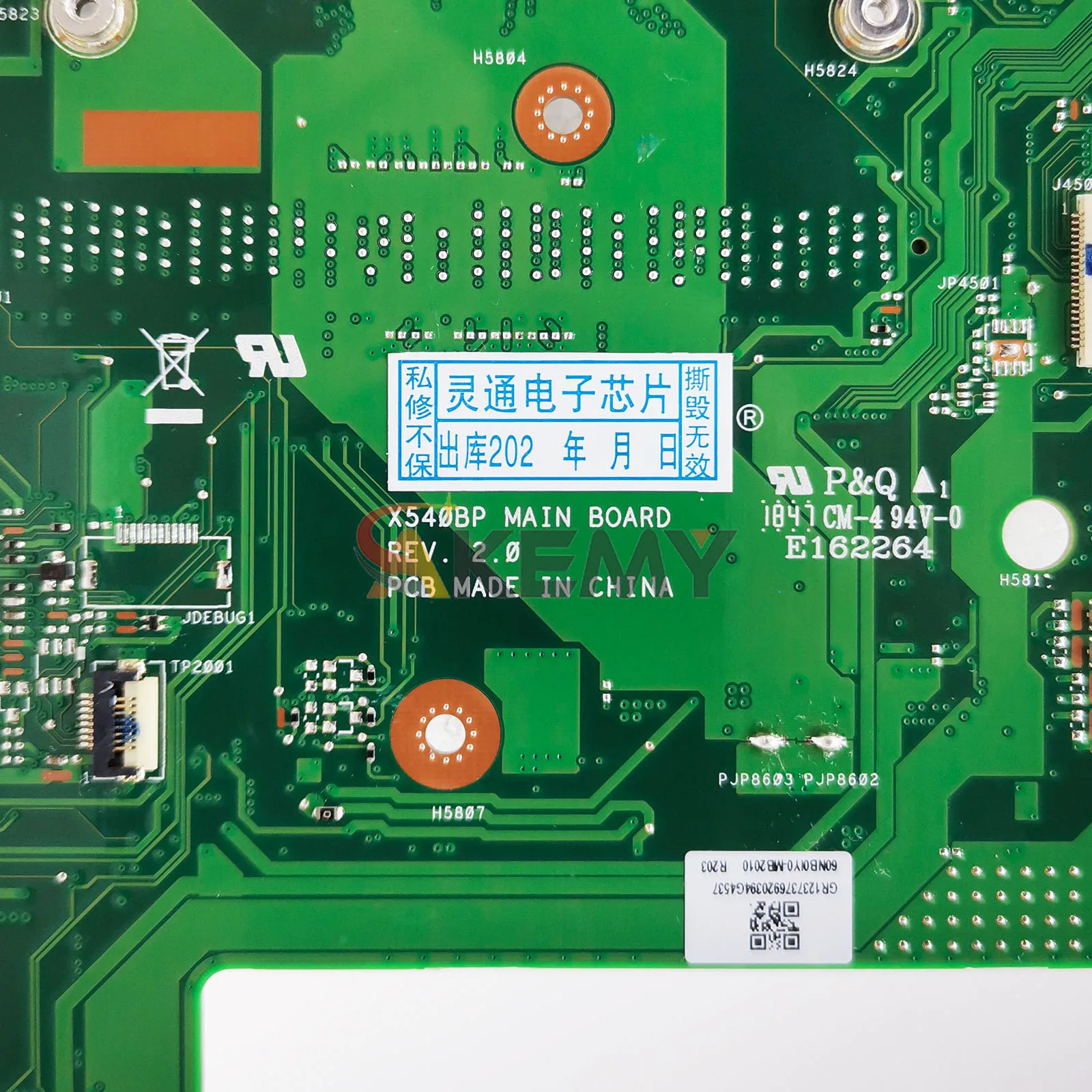 X540BP Laptop Motherboard For ASUS VivoBook F540B X540BP D540B X540B X540BA R540B A540B Notebook Mainboard With A6 A8 A9 CPU stk - view 6