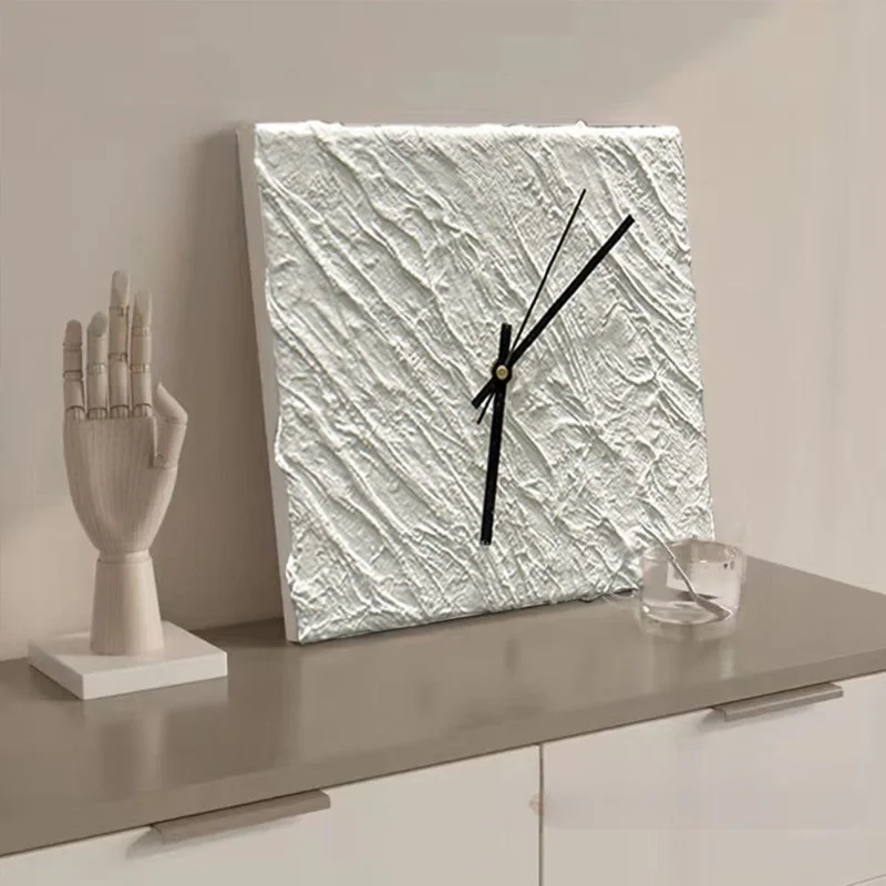 

Nordic Modern Texture Clock Decorations Living Room Decoration High-end Sense Hanging Pictures Simple Clocks and Watches