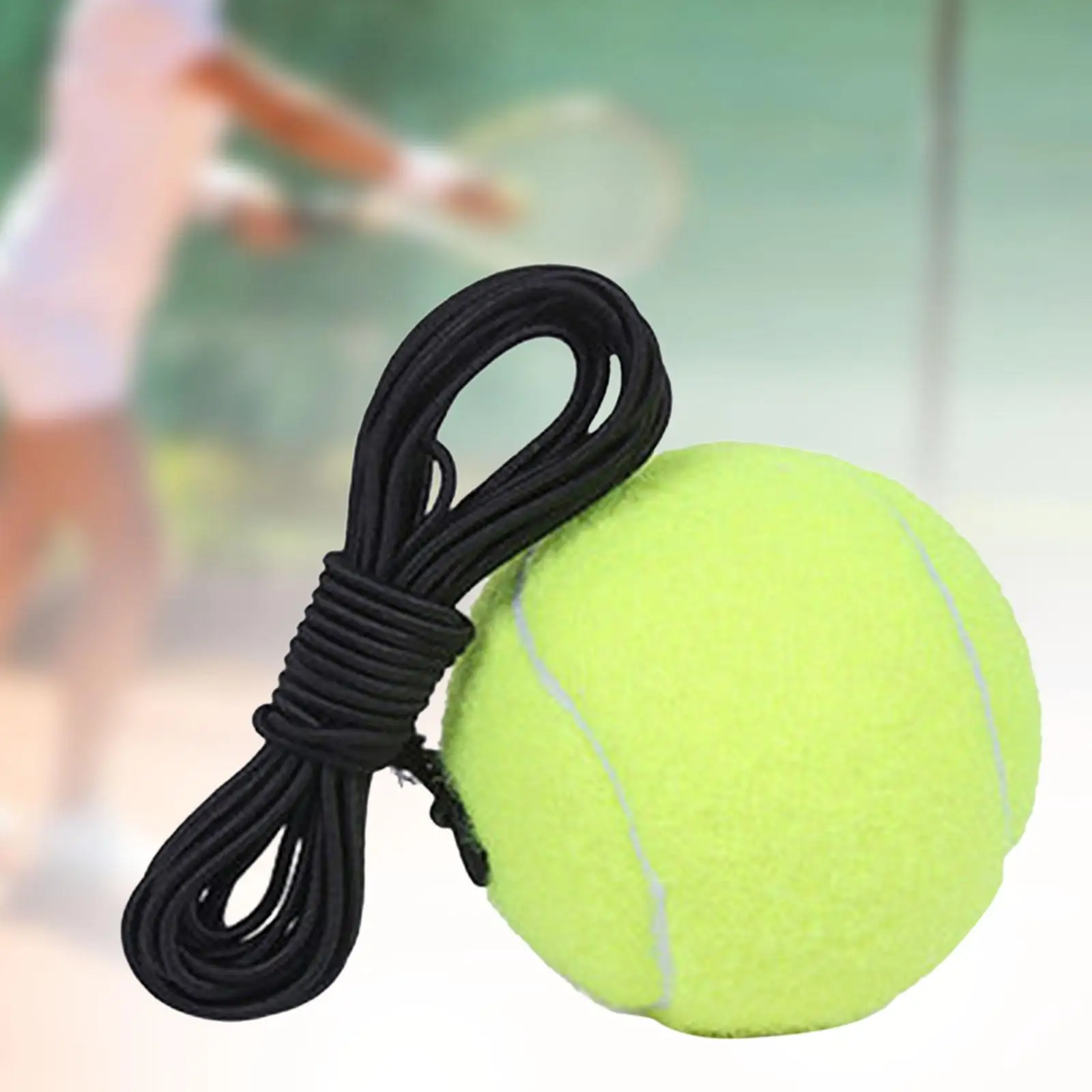 Tennis Trainer Ball with String Accessory Tool with Rope Tennis Equipment for Self Practice Self Training Wall Kids Solo