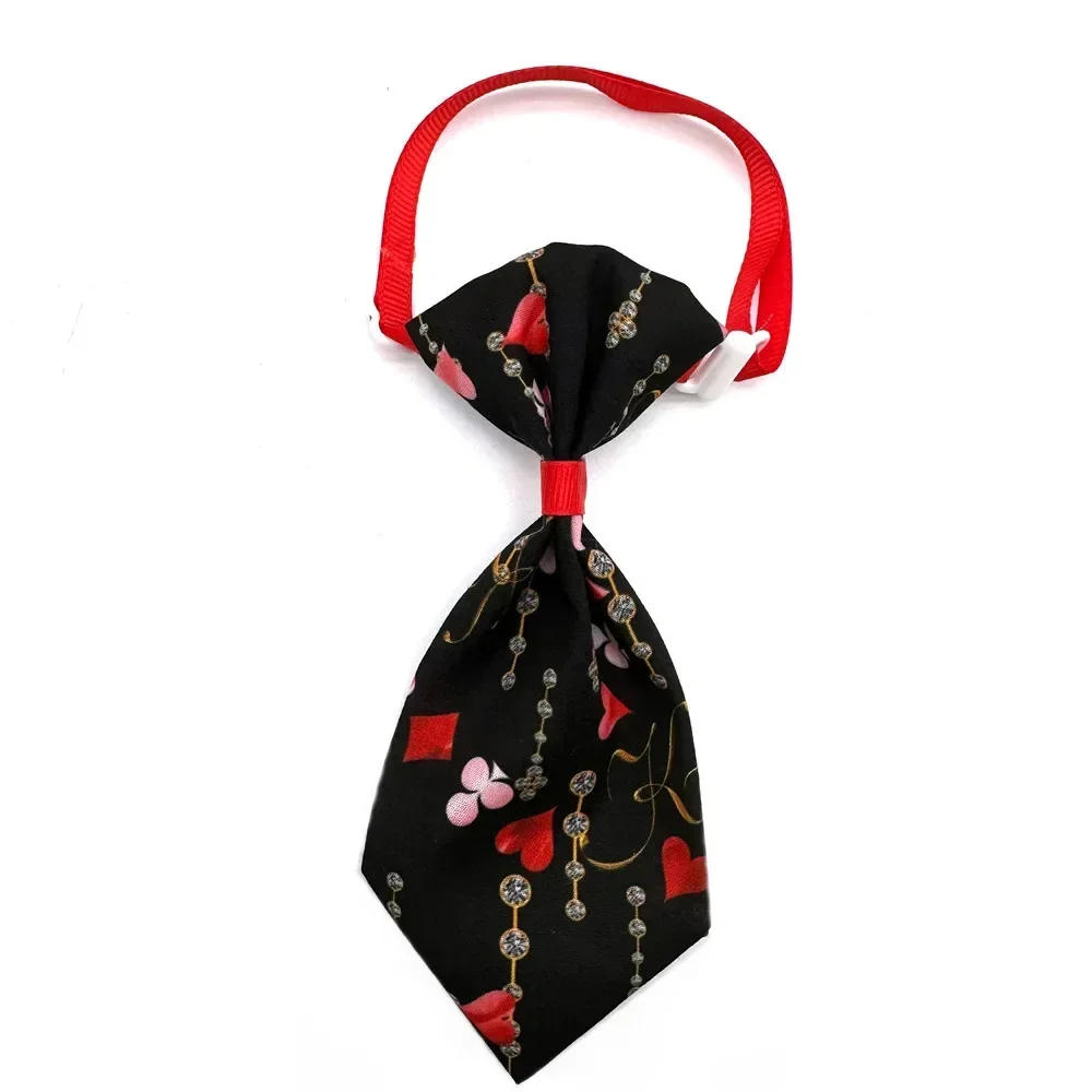 

Pet Small Collar Day Neckties 30/50pcs Puppy Supplies Tie Middle Valentine's Party Grooming Adjustable Bow Dog for