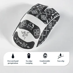 Ucons Sweat-Resistant Mouse Grip Tape for Razer Deathadder V3/V3 Pro Anti-Slip Skin Self-Adhesive Pre-Cut Sticker Decals