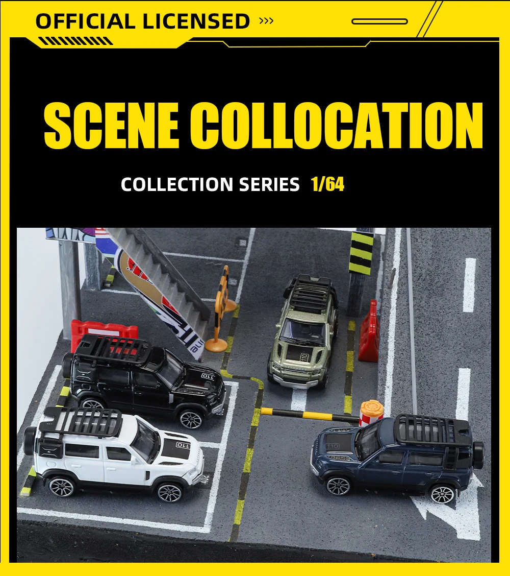 KMM 1/64 Scale Land R0ver Defender Alloy Diecast SUV Hot Wheels Cars Exquisite Miniature Model Toys For Kids Collect  Decoration