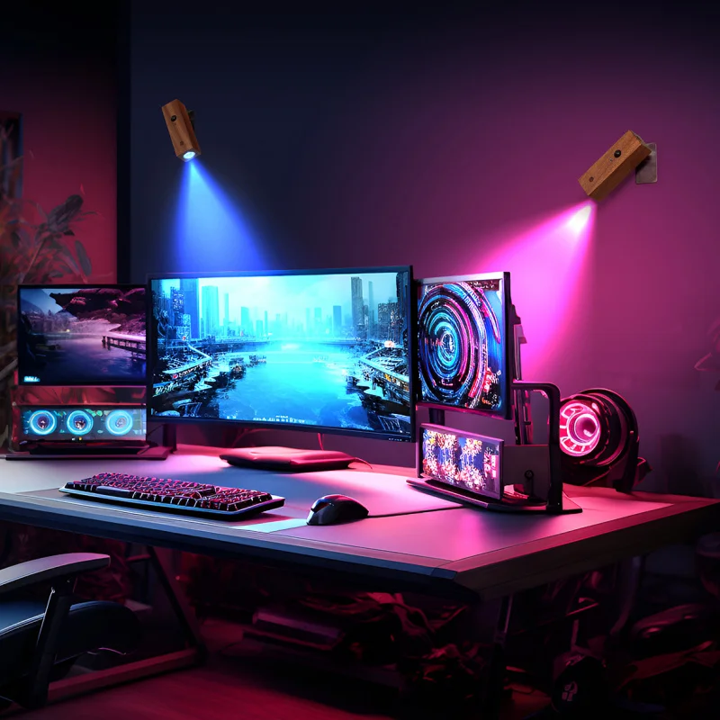 Intelligent LED Human Body Induction Night Light Charging Suction Corridor Staircase Bedroom Home Decoration Wall Lamps