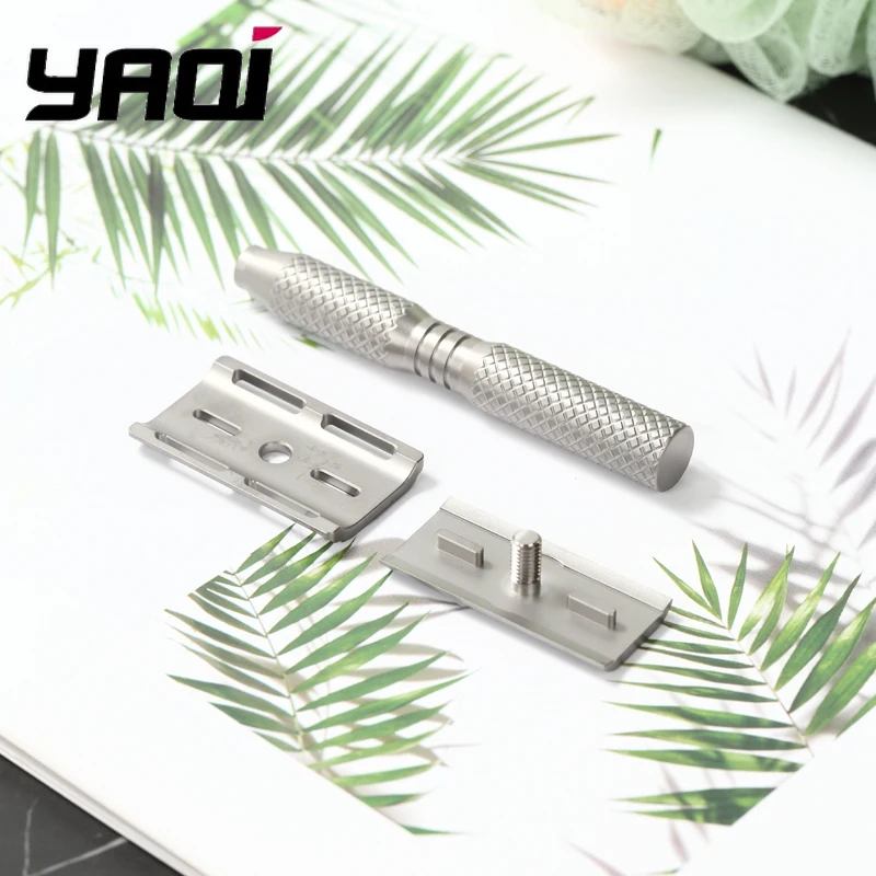 

Бритва YAQI Ghost 2026 с титановым корпусом и узором «крестообразные полосы», легкая, для мужчин