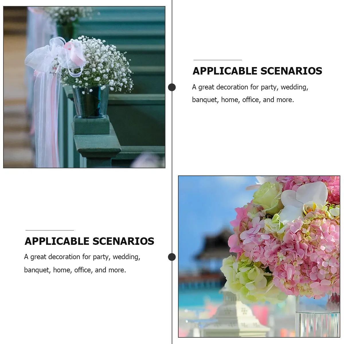 

1Pcs Simulated Rattan Willow Wicker Decoration White Wedding Party Home Office Artificial Garland Simulated Rattan