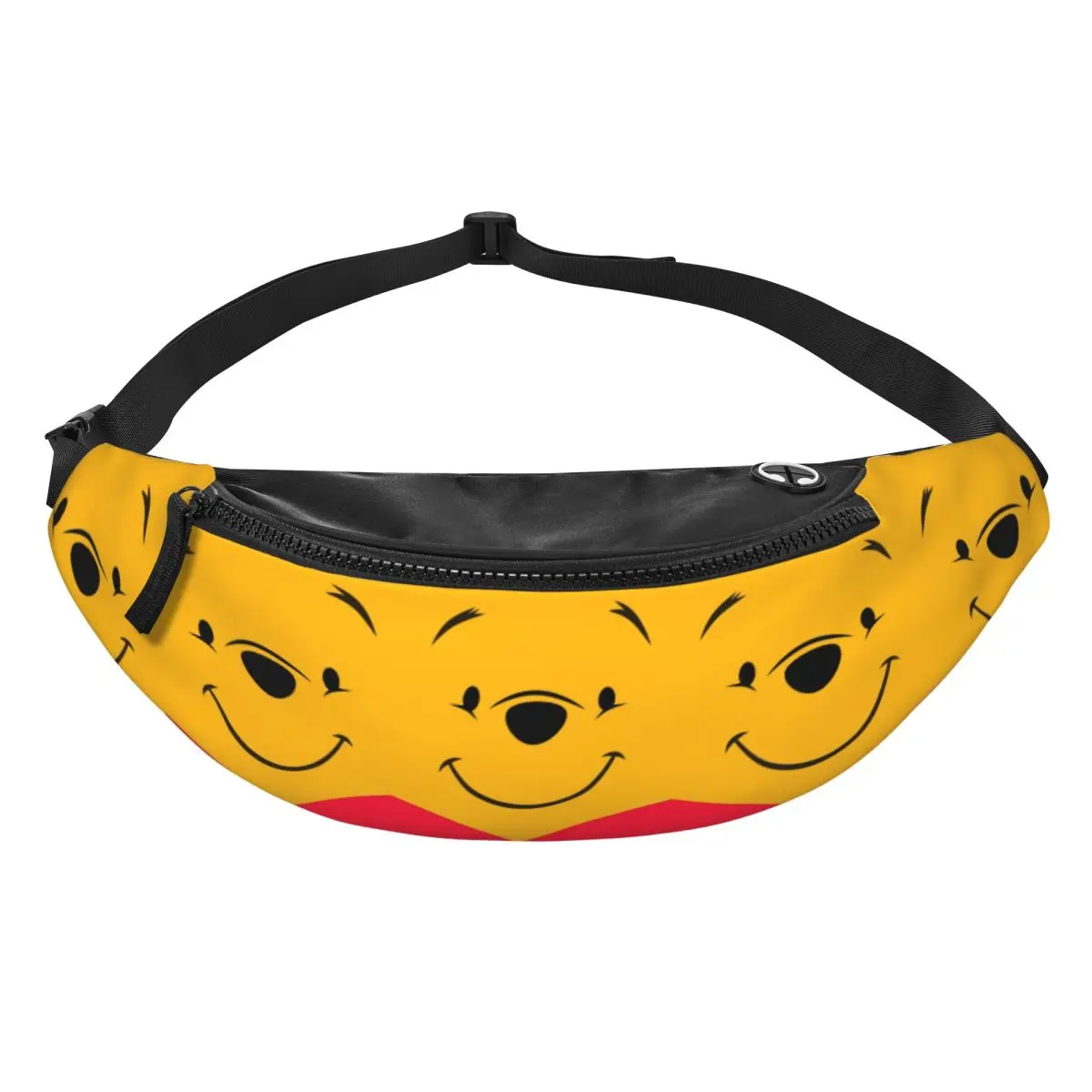 

Custom Cool W-Winnie Anime The Pooh Fanny Pack for Running Women Men Crossbody Waist Bag Phone Money Pouch