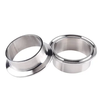 12,7/19/25/32/38/51-159 mm Rohrstoßschweißung 0,5 Zoll 1 Zoll 1,5 Zoll 2 Zoll -6 Zoll Tri-Clamp-Ferrule 304 316 Edelstahl Sanitärarmatur Homebrew