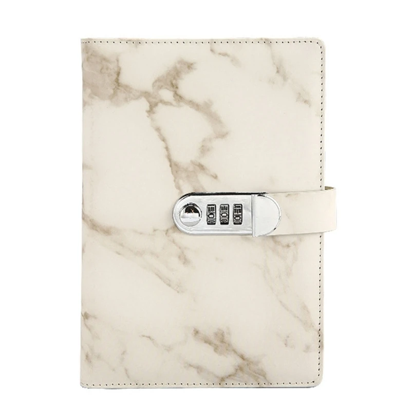 

Marble Pattern Lockable Notebook Marble Password Lock Notebook Lock Diary Constellation Secret Writing Notebook