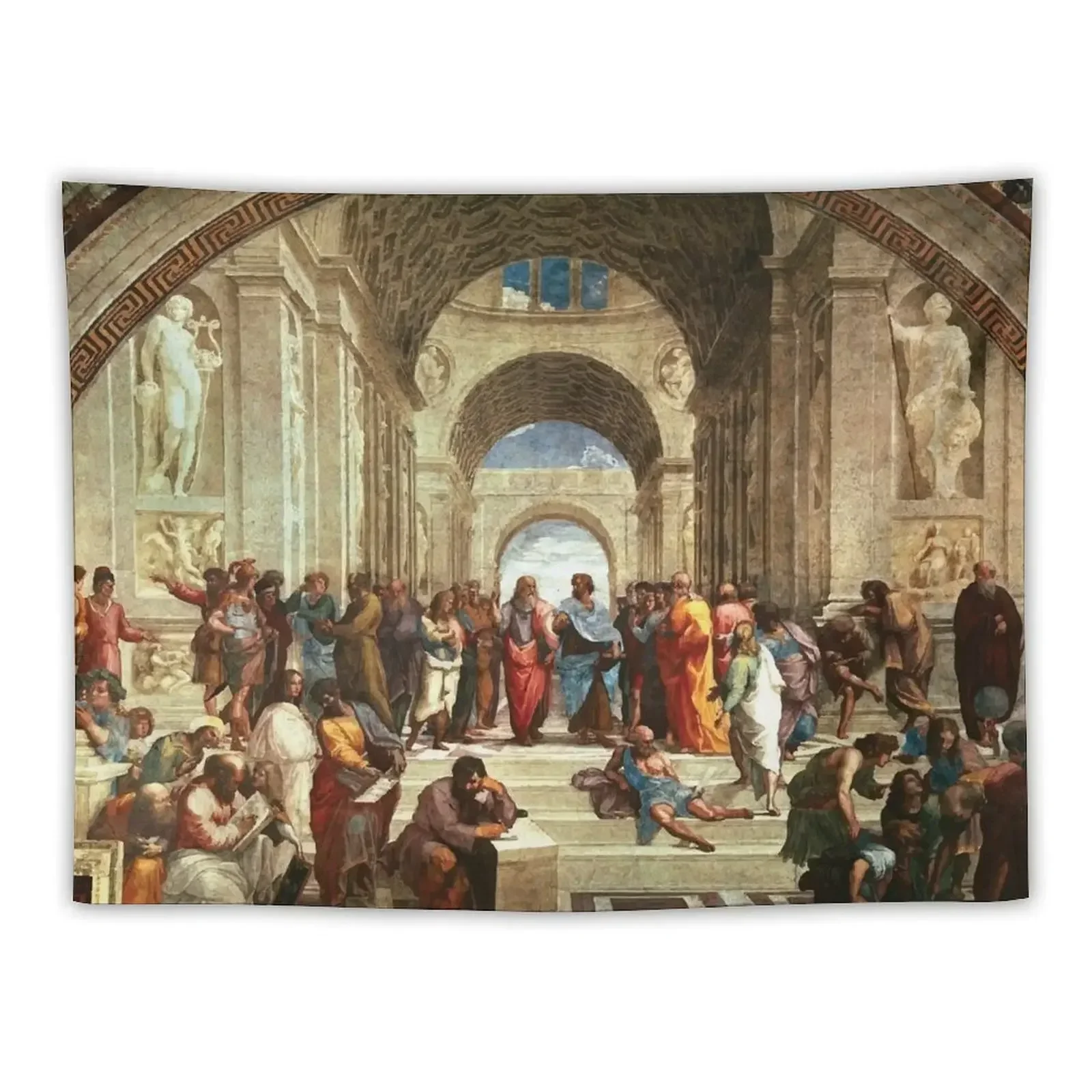 

Raphael | School of Athens Tapestry Wall Decorations Aesthetics For Room Tapestry