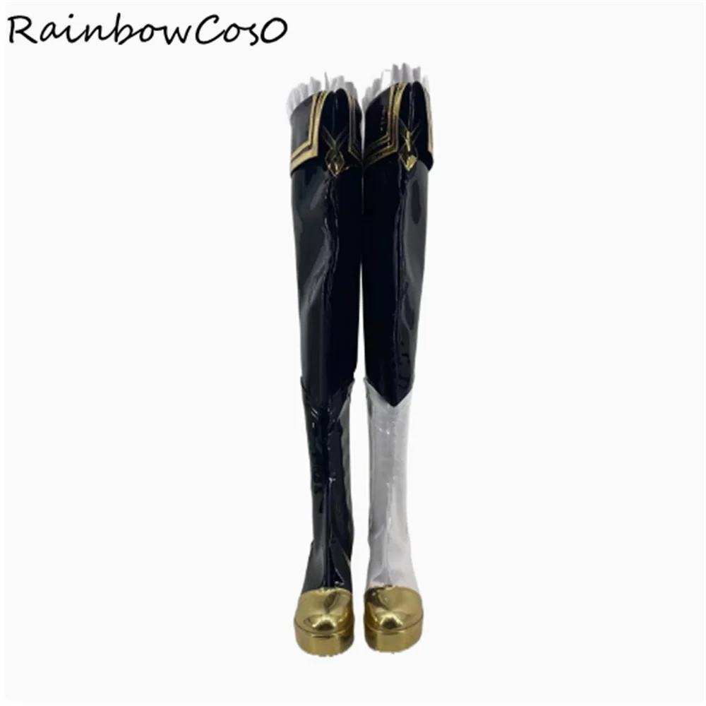 シュバリエ・フィデル ウマ娘 プリティーダービー コスプレ靴 ブーツ ゲーム アニメ ハロウィン RainbowCos0 W4307