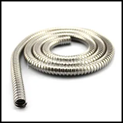 1/2/3meters 4/6/8/10/12/15/20mm 304 Stainless Steel Corrugated Pipe Wire Line Cable Conduit Protect Hose Tube