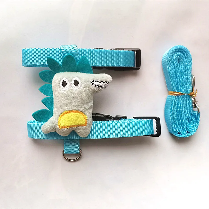 Rabbit Harness and Leash Set Adjustable for Small Animals Ferrets Piggies Hedgehogs Outdoor Walking Cute Decorations