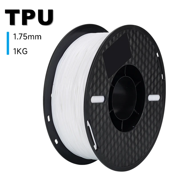 KINGROON 3D-printerfilament TPU 1KG 1,75 mm Zacht flexibel 3D-printmateriaal Hoge veerkracht TPU Plastic Nettogewicht 1 kg/rol