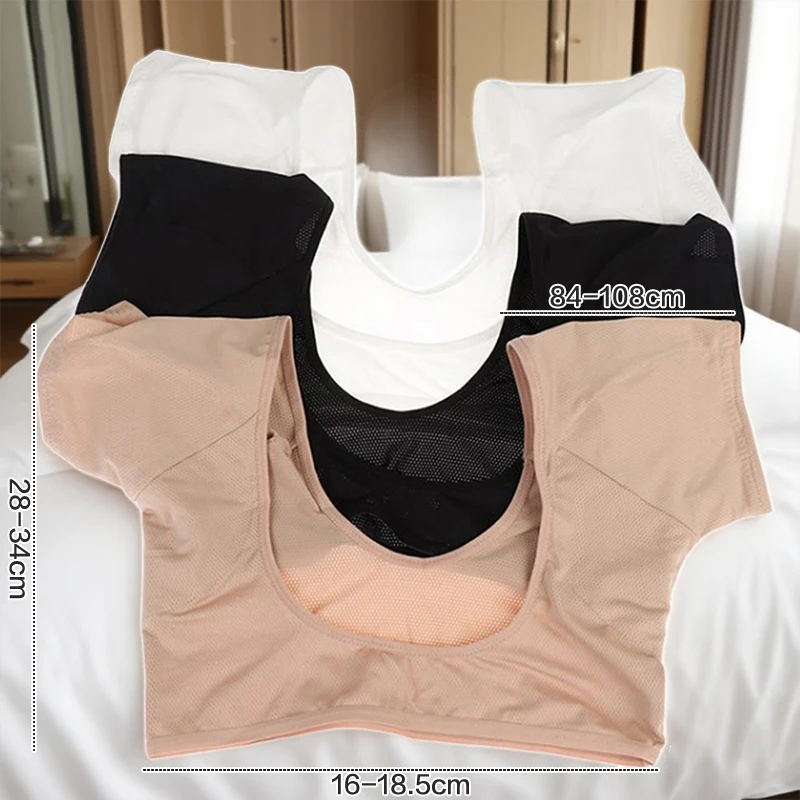 تي شيرت شكل منصات العرق فستان قابل للغسل الملابس منصات مزيل العرق العرق العناية بالإبط وسادة ماصة للعرق مزيل العرق للنساء