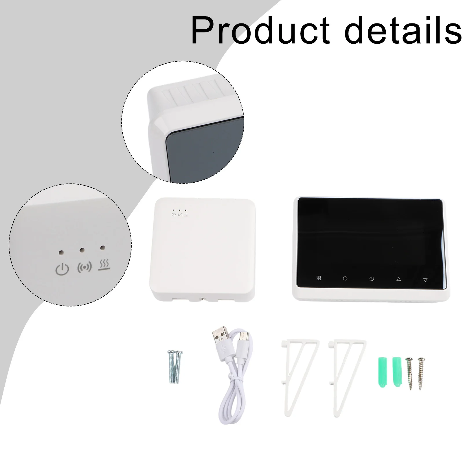 APP Control Accurate Temperature for Compatible Current Load 3A / 3A Accurate Temperature Voice Control Water Floor Heating