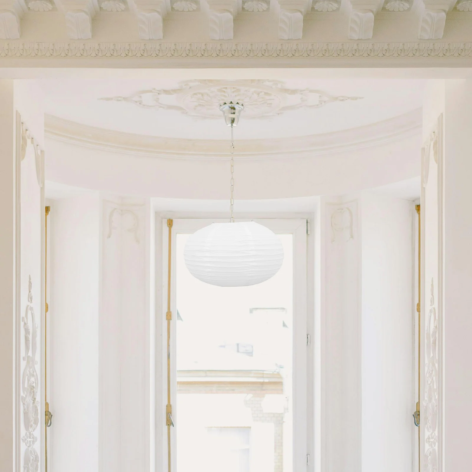 3개입 종이 등갓 접이식 장식용 펜던트 천장 파티 봄 축제 장식