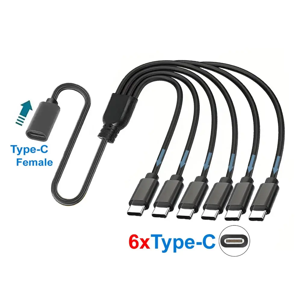 1 To 6 Usb C Splitt…