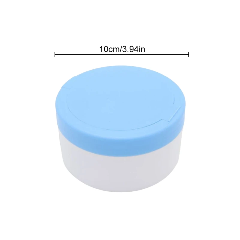 140 جرام سعة كبيرة المهنية مسحوق الطفل نفخة صندوق المحمولة حاوية التلك مع غربال صالون المنزل رعاية الرضع للآباء #5