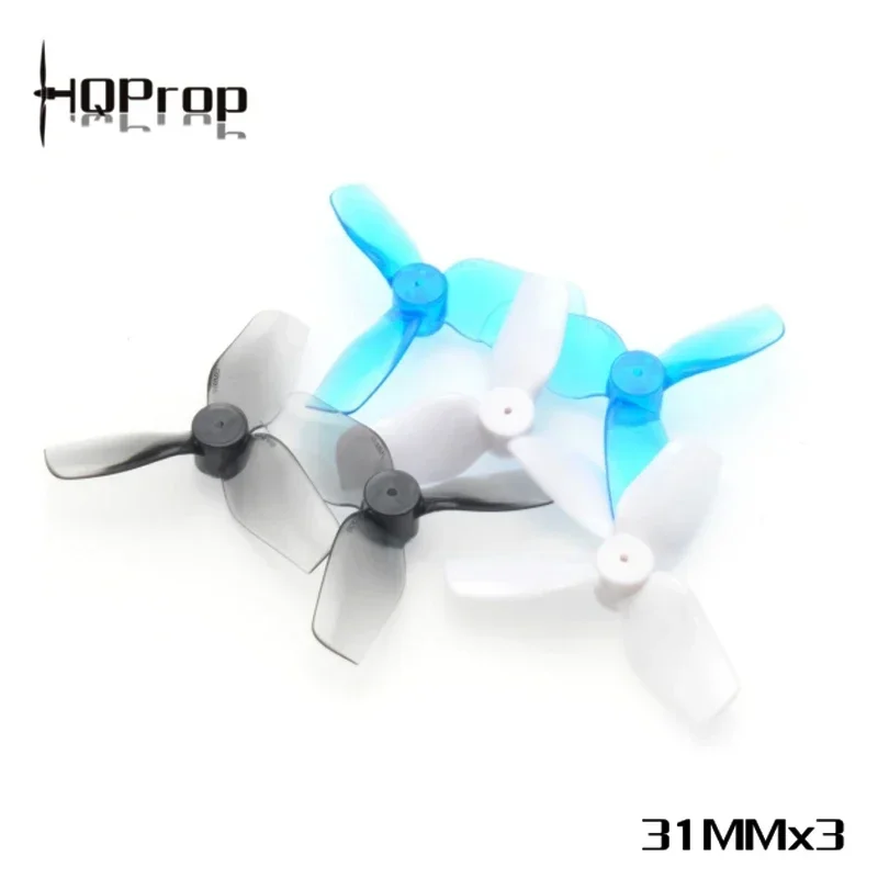 6 أزواج (6CW + 6CCW) HQPROP 31MMX3 31mm 3-Blade 1.2inch Micro Propeller 1mm رمح