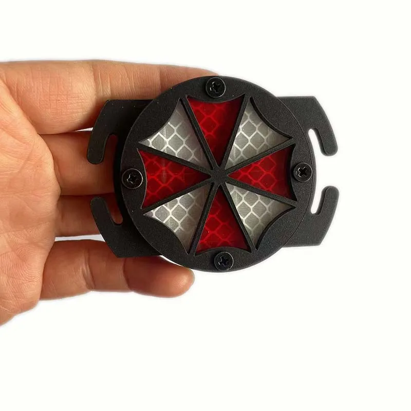 Parche táctico MOLLE luminoso noche estilo sangre radiactiva exterior