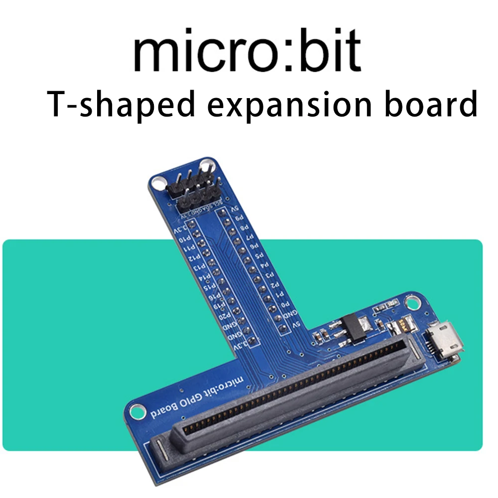 T Shape Development Board Expansion Board for Python Programming Maker Education for Bbc Micro:Bit Programable