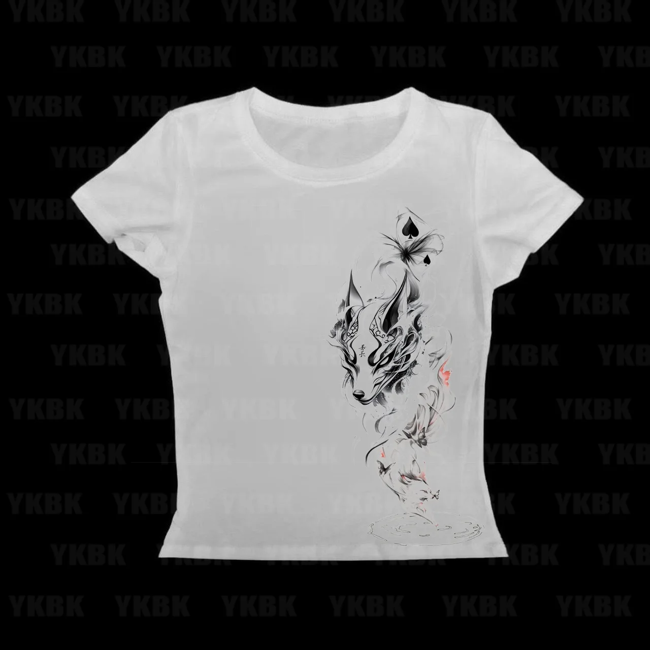 T-shirt graphique Fearless Y2K Harajuku Aesthetics Punk, imprimé lettres, tissu décontracté pour femmes