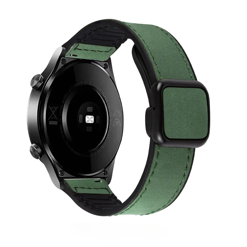 ساعة سامسونج غالاكسي من الجلد والسيليكون ، 22 ، حزام لـ 20 ، 40 ، 44 ، سوار لـ Amazfit GTR 4 ، 3 ، 2 ، GTS 4Mini ،