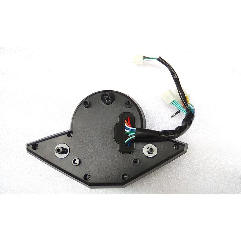 Motorcycle LCD Digital Speedometer Odometer 7Color Backlight Motorcycle Odometer Instrument for 1-6 Gear with Speed Sensor