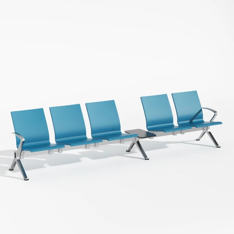 Comfortable 5-Person Office Waiting Chair Fashion-Forward Design For Schools Hospitals Airports And Visiting Guests