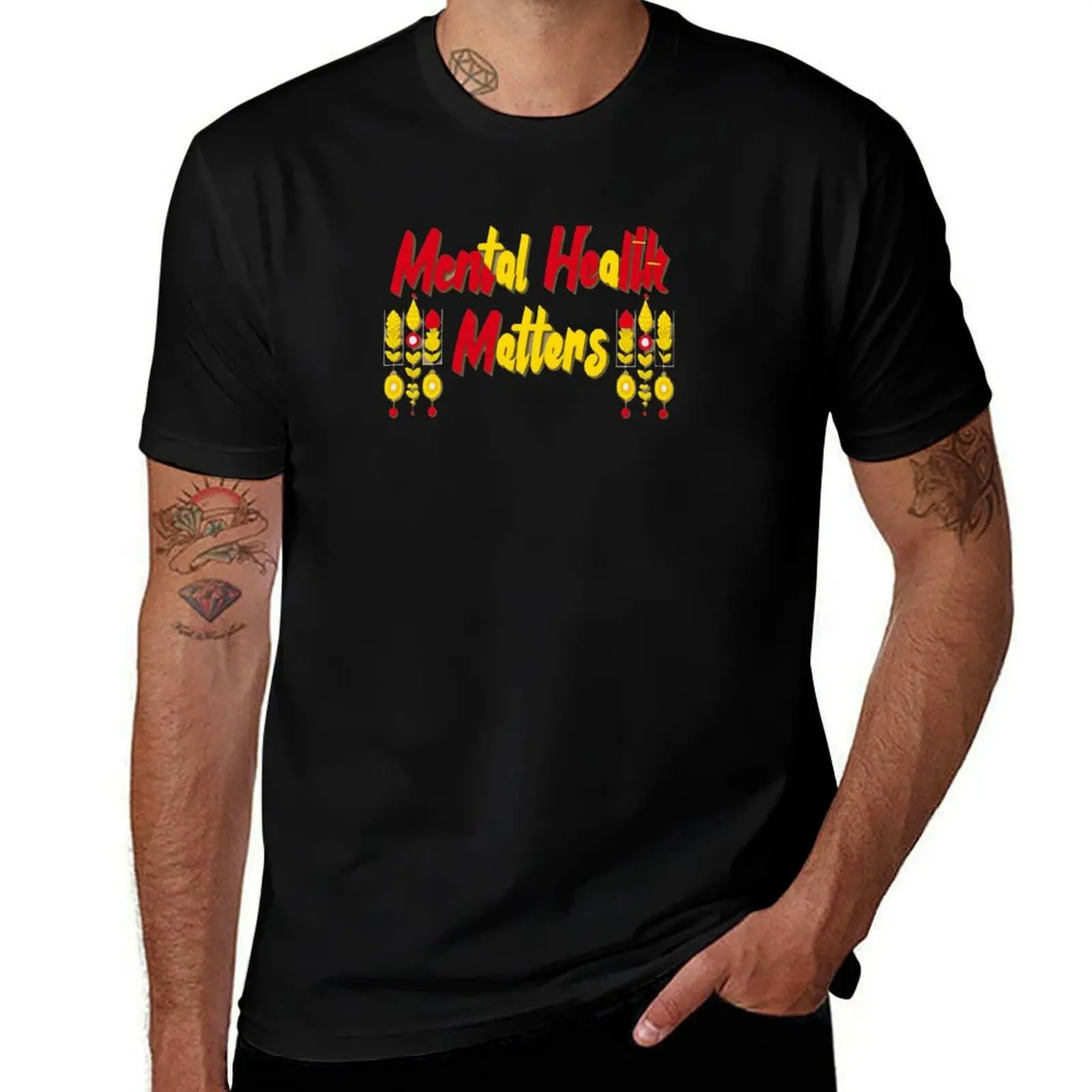 

Mental Health Matters v3 T-Shirt graphic t shirt vintage funny costumes oversized graphic tee Men's clothing