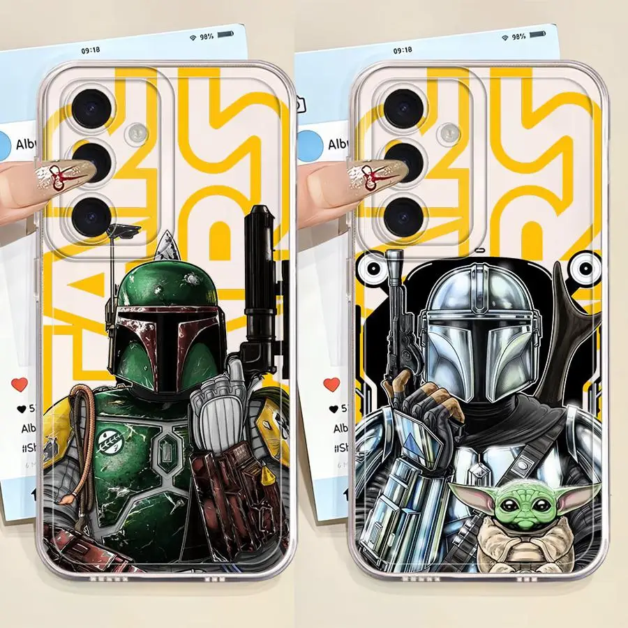 Capa de Telefone Cool Star Wars para Samsung Galaxy A57 A52 A56 A34 A35 A55 A26 A24 A36 A37 A52 A17 A54 A15 A25 A51 A50 A23 A31 A33