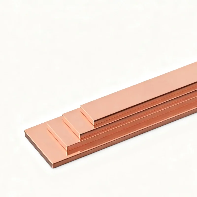 T2 المواد الخام النحاس الأحمر | 3 × 25 × 100 مم (0.1 بوصة × 1.0 بوصة × 3.9 بوصة) | لمسة نهائية ملونة موحدة | قابلية تشكيب ممتازة #6