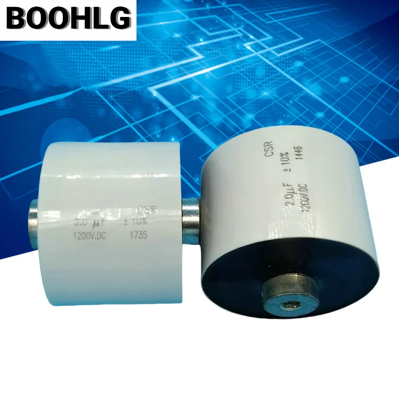 

1PCS High Frequency Resonant Capacitor 2.0UF 1200VDC 48X37MM DTR CSR Capacitor