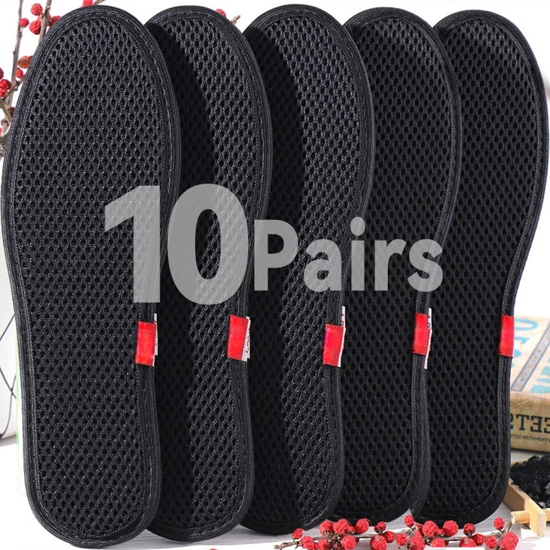 

Антибактериальные стельки для обуви с бамбуковым углем, растительный дезодорант, спортивные стельки для бега для ног, толстая амортизирующая подошва для обуви