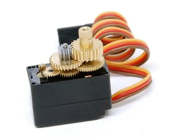 Fitec FS5106M Servomotor de engrenagem de metal padrão 7,5 kg para hobby RC para robôs carros drones GPS certificado por RoHS