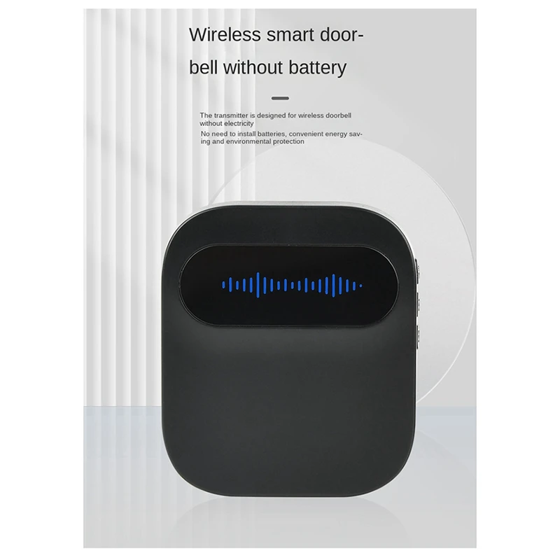 Bel Pintu Nirkabel Tahan Air Bel Pintu Pintar IP68 Bel Pintu Rumah Cerdas 38 Lagu Kontrol Volume 4 Tingkat