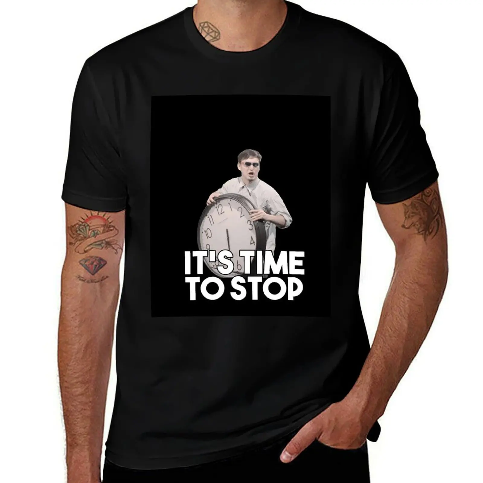 

ITS TIME TO STOP - FILTHY FRANK T-Shirt man t shirt hippie clothes blacks slim fit t shirts for men