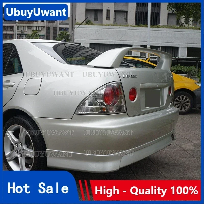For Lexus ALTEZZA IS200 IS300 Original with Lights Car Trunk Spoiler ABS Auto Rear Trunk Wing Accessories Spoiler 1998--2005