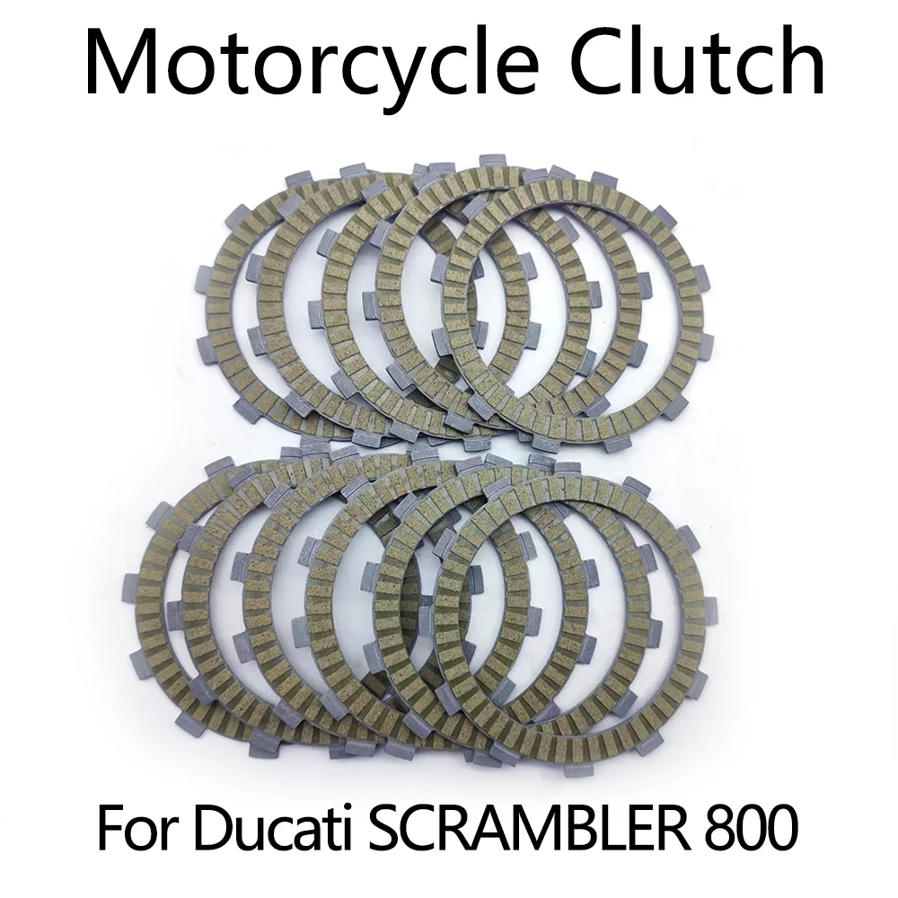 For Ducati SCRAMBLER800 SCRAMBLER 800 Motorcycle Accessories Engine Parts Carbon Fiber Clutch Plates Friction Disc Plates Kits