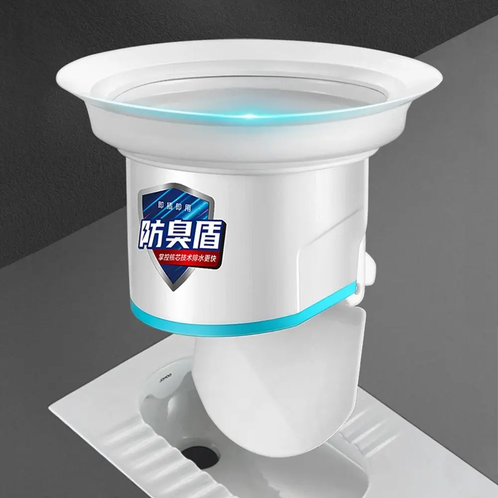 Squatting Pan Anti-smell Plug Durable Squat Toilet Deodorize Stopper Prevent Sewage Overflow Bathroom Accessories