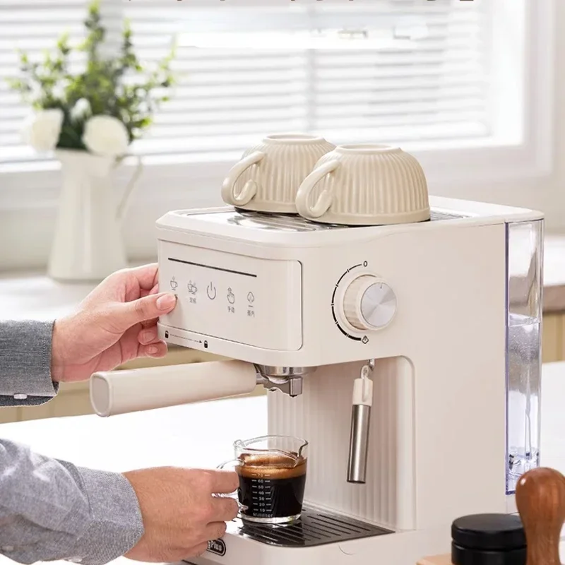 Semi-Automatic Italian Coffee Maker Machine Small Household Concentrated Steam Brewing All-in-One Machine Cafetera