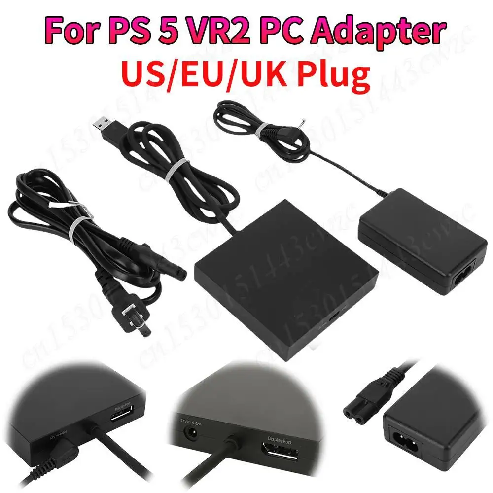 

Game Accessories For PS 5 VR2 PC Adapter Computer Converter PC Adapter& Accessories Kit Power Adapter for Playstation 5 VR2