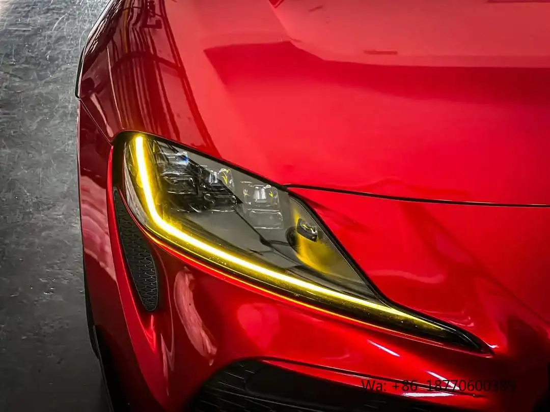 New SUPRA MK5 Yellow DRL Modules Red Amber Blue  Daytime Running  Light  for Toyota Supra Yellow DRLS Kit A90 A91 Headlight Auto view 5