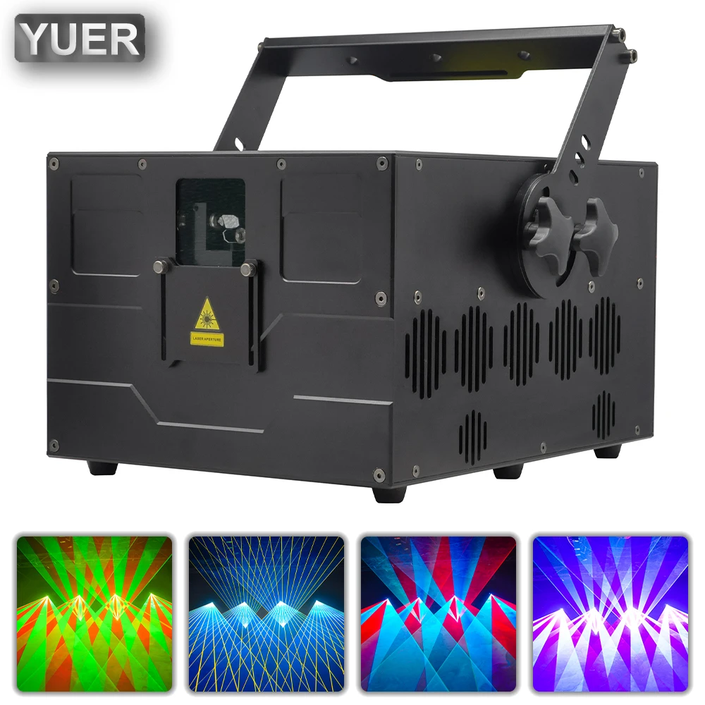 Yuer Nieuwe 40Kpps 20W Rgb Full Kleur Scanning Laser Light Auto Sound Ilda Dmx Dj Disco Stage Party bar Nachtclub FB4 Lasershows