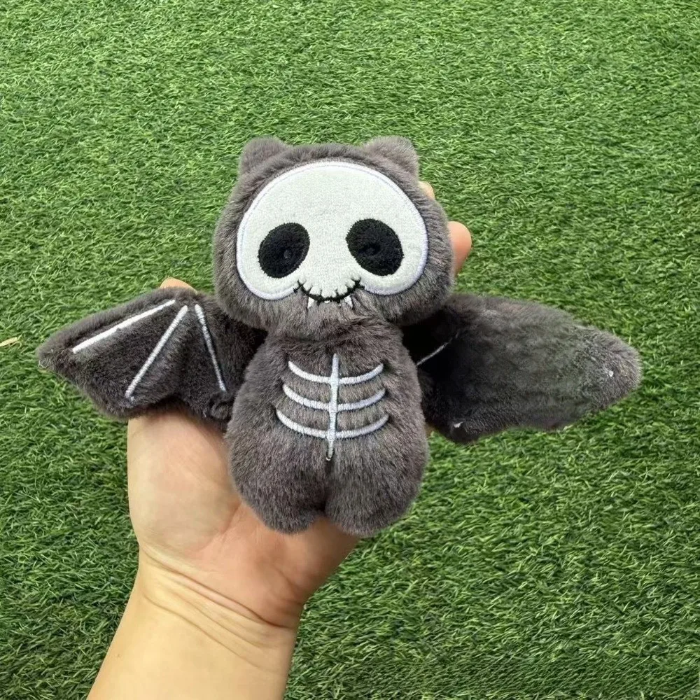 Creative Cartoon Halloween Plush Keychain Skeleton Bat Bag Pendant Stuffed Skull Key Hanging Holiday Gifts